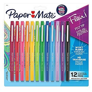 47% Off 12ct Paper Mate Flair Pens