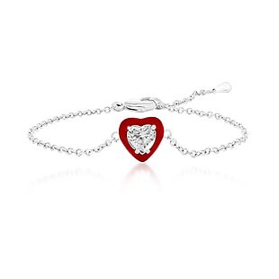 Crystal Heart Bracelet $11 Shipped