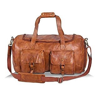 Leather Duffel Bag $40