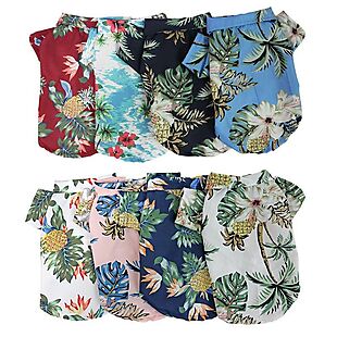 4pk Dog Hawaiian Shirts from $9 Shipped