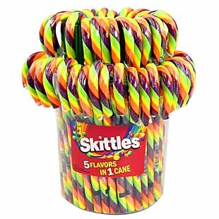 60ct Skittles Candy Canes $22 Shipped