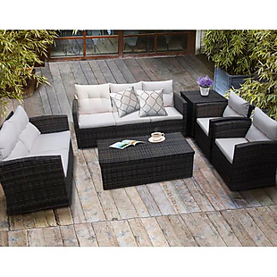 6pc Patio Sofa Group Set $900 Shipped