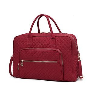 Quilted Cotton Duffle $58 Shipped