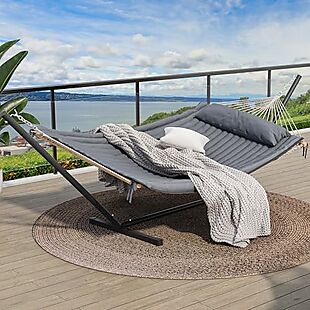 Double Hammock with Stand $89 Shipped