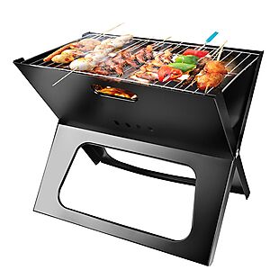 Folding Charcoal Grill $33 Shipped