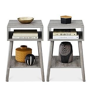 2pc Mid-Century End Table Set $60 Shipped