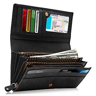 Leather Accordion Wallet $30 Shipped