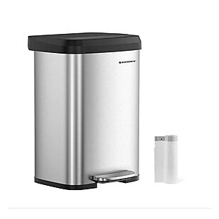 13-Gallon Stainless Trash Can $72 Shipped