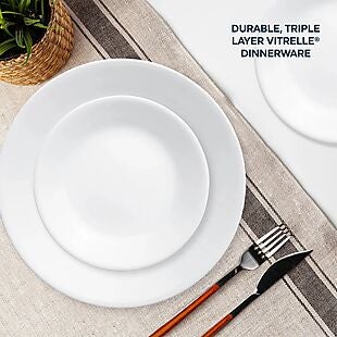 16pc Corelle Dinnerware Set $38 Shipped