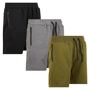 3pk Men's Fleece Shorts $20