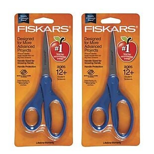 2pk Fiskars Scissors $6 Shipped