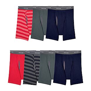 7pk Fruit of the Loom Boxer Briefs $19