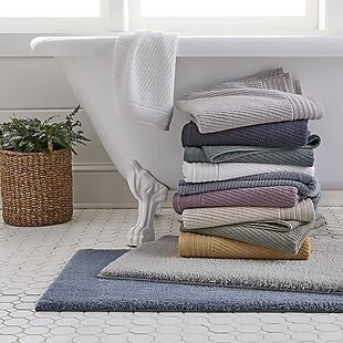 Fade-Resistant Washable Bath Rugs $10