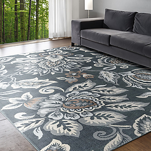 5' x 7' Floral Area Rug $53 Shipped