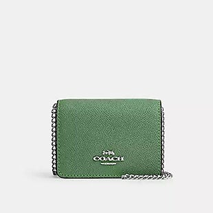 Coach Outlet Mini Wallet on a Chain $45