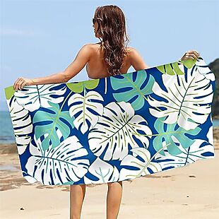 Quick-Dry Beach Towel $10 Shipped