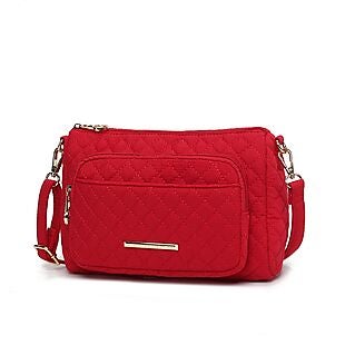 Quilted Cotton Shoulder Bag $35 Shipped