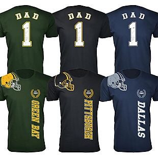 Dad Football Shirts $16 Shipped