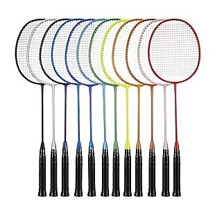 12pk Badminton Rackets $32