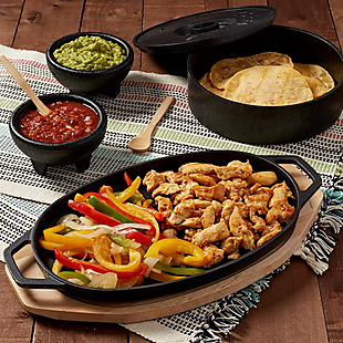 8pc Cast-Iron Fajita Set $21