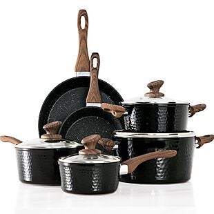 15pc Nonstick Cookware Set $70