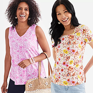 2 Macy's Tops $28 Shipped