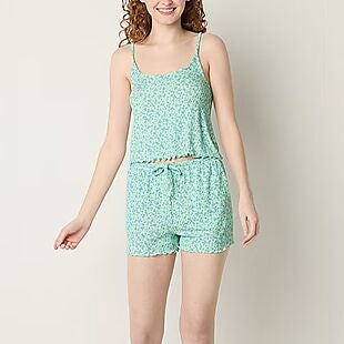 JCPenney: 2pc Pajama Shorts Set $14