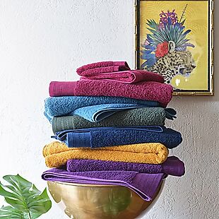 12pc Fade-Resistant Bath Towel Set $48