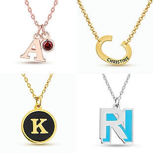 Initial Necklaces & Bracelets $18 Shipped