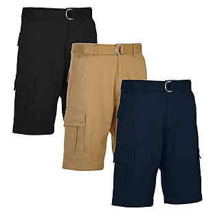 3pk Men's Cargo Shorts $29