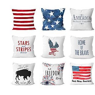 Patriotic Throw Pillow Covers $13 Shipped