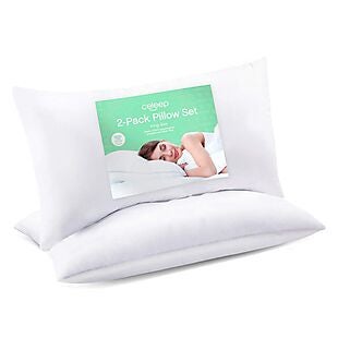 2pk Microfiber King Pillows $22 Shipped