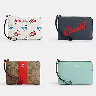 Coach Outlet Wristlets from $26 Shipped