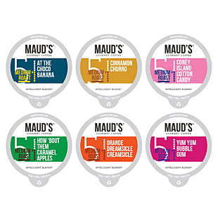 50ct Maud's Flavored Coffee Pods Pack $22