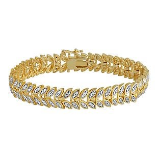 Diamond-Accent Bracelets $16 Shipped