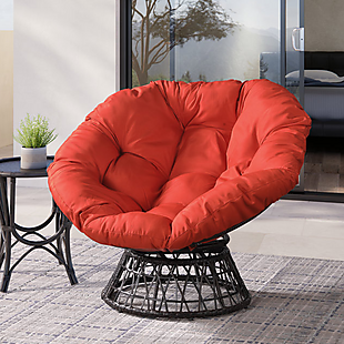 Swivel Patio Chair with Cushions $154