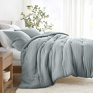 70% Off Waffle-Textured Comforter Sets