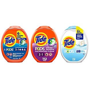 112ct Tide Pods $22 at Amazon