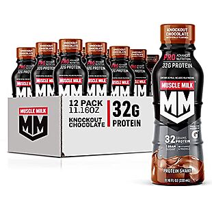 12pk Muscle Milk Protein Shakes $23