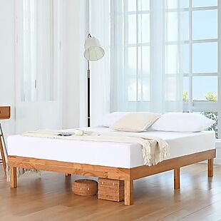 Solid Wood Queen Bed Frame $80 Shipped