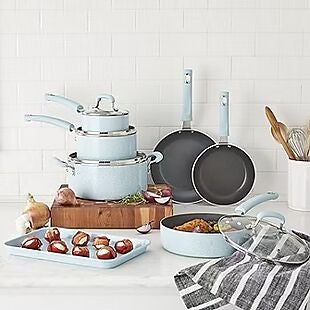 11pc Nonstick Cookware Set $58