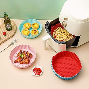 3 Reusable Air Fryer Trays $15 Shipped