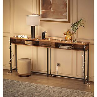 70" Console Table with Outlet $76 Shipped
