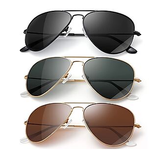 3 Pairs of Aviator Sunglasses $12 Shipped