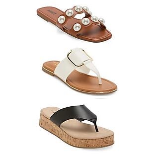 3 Pairs of Fashion Sandals $50