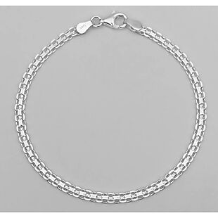 7" Silver Bombay Bracelet $19