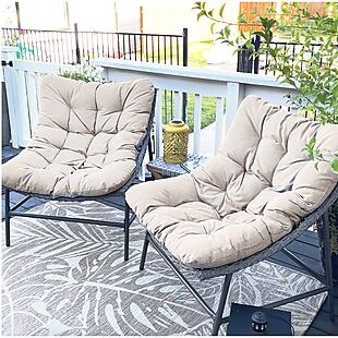 2 Papasan Lounge Chairs $200 Shipped