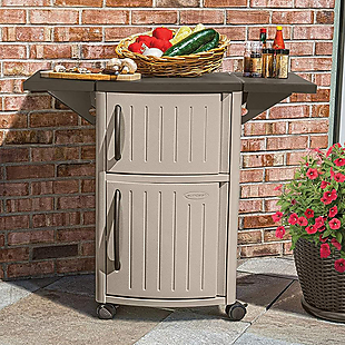 Suncast Storage Serving Cart $145