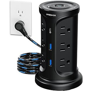 15-Port Power Strip Tower $18