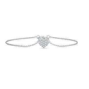 Crystal Pave Heart Bracelet $13